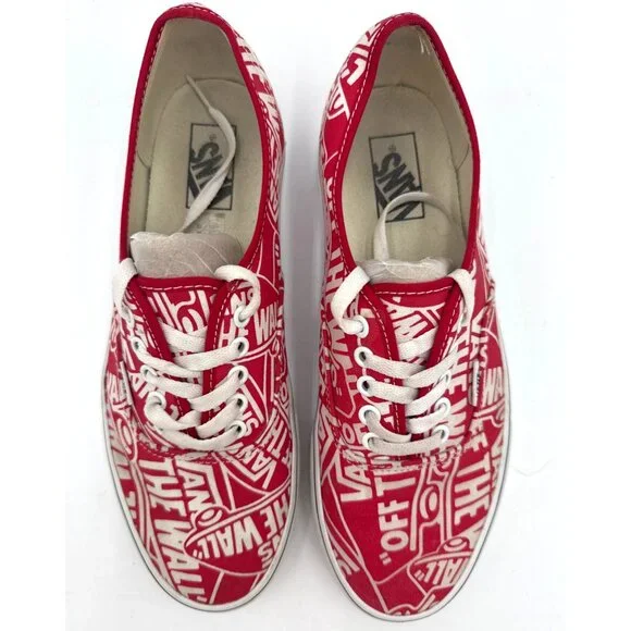 VANS Men’s Doheny OTW Repeat R&W Logo Print Skateboard Shoes Sneakers Size 10 - Picture 2 of 10
